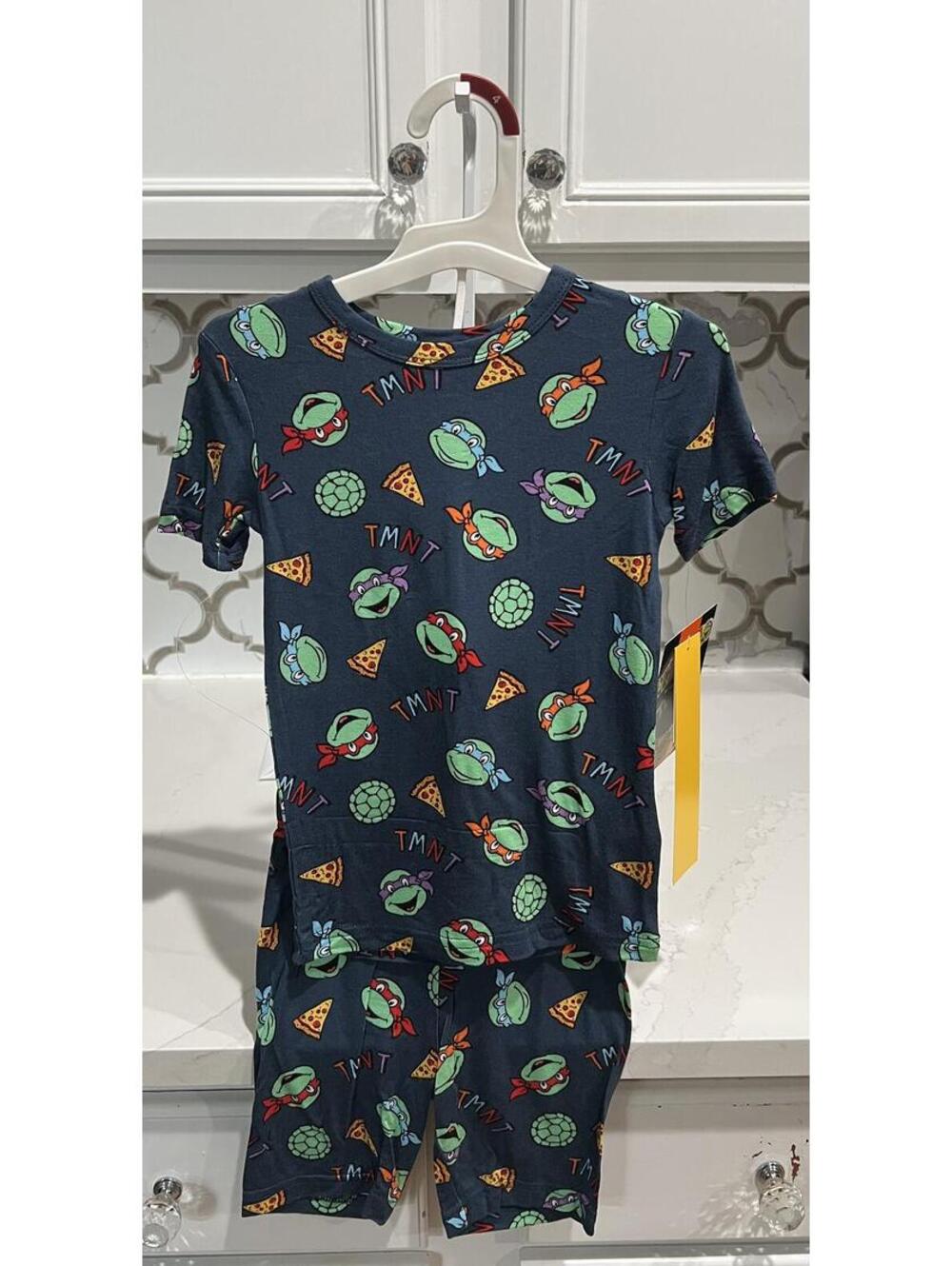 TMNT Pajama Short Set Size 4